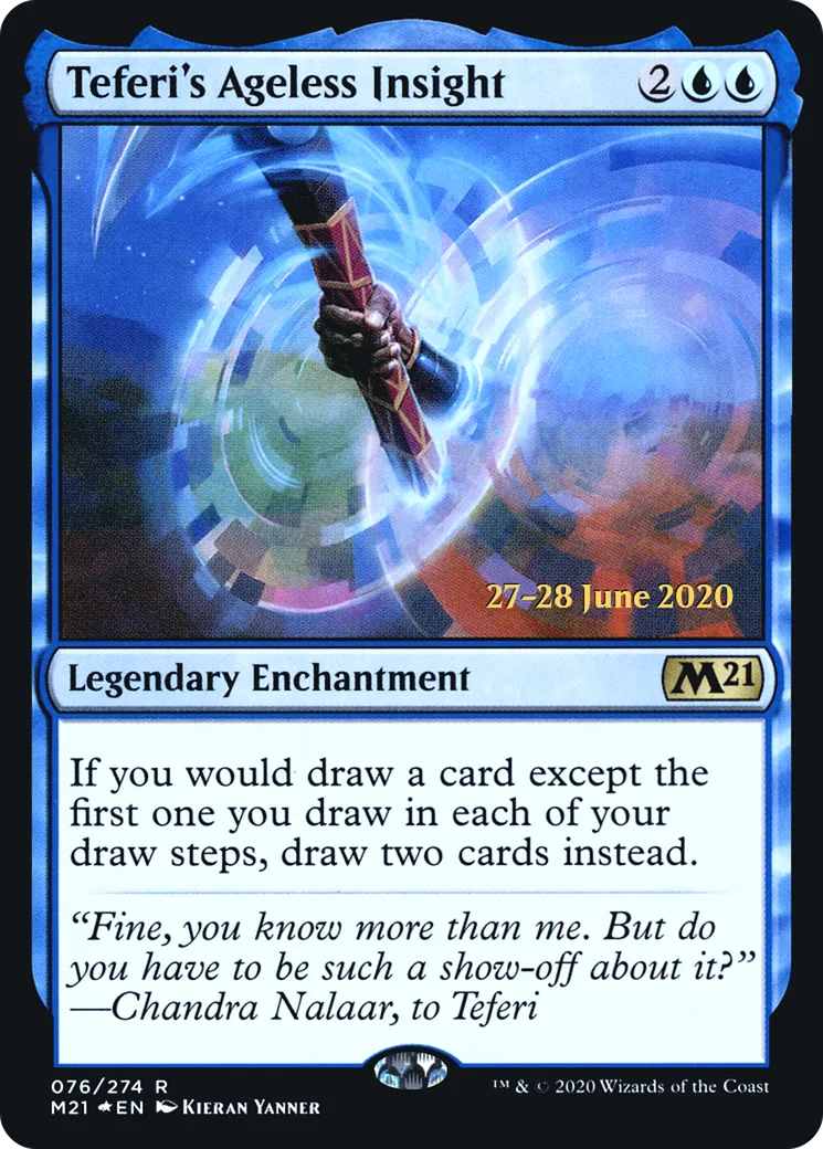 Teferi's Ageless Insight — Core Set 2021 Promos — Magic: The Gathering