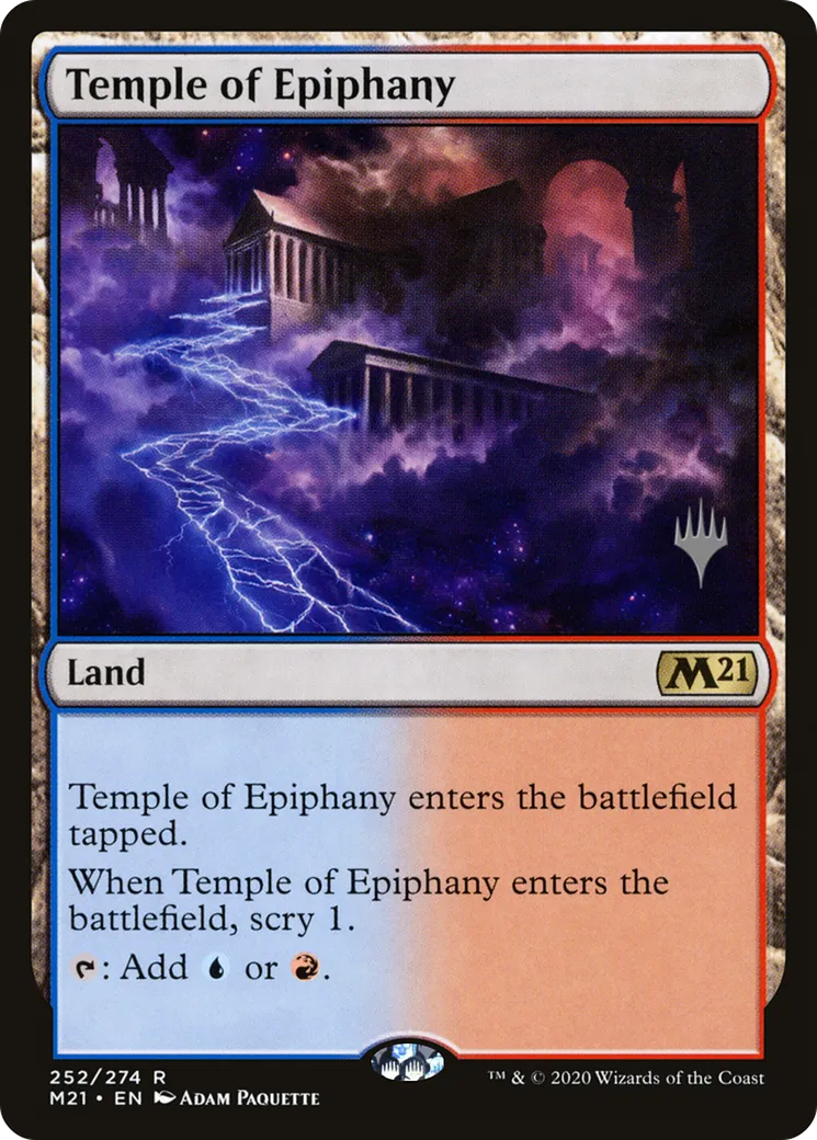 Temple de la révélation — Core Set 2021 Promos — Magic: The Gathering