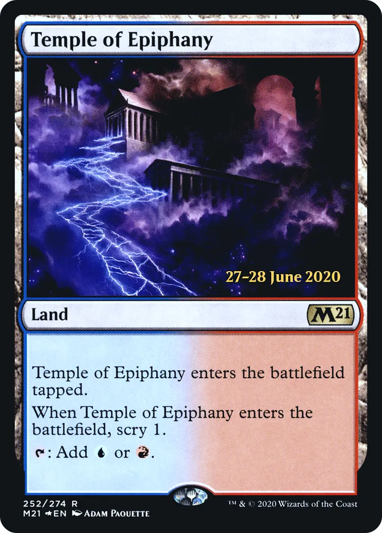 Temple de la révélation — Core Set 2021 Promos — Magic: The Gathering