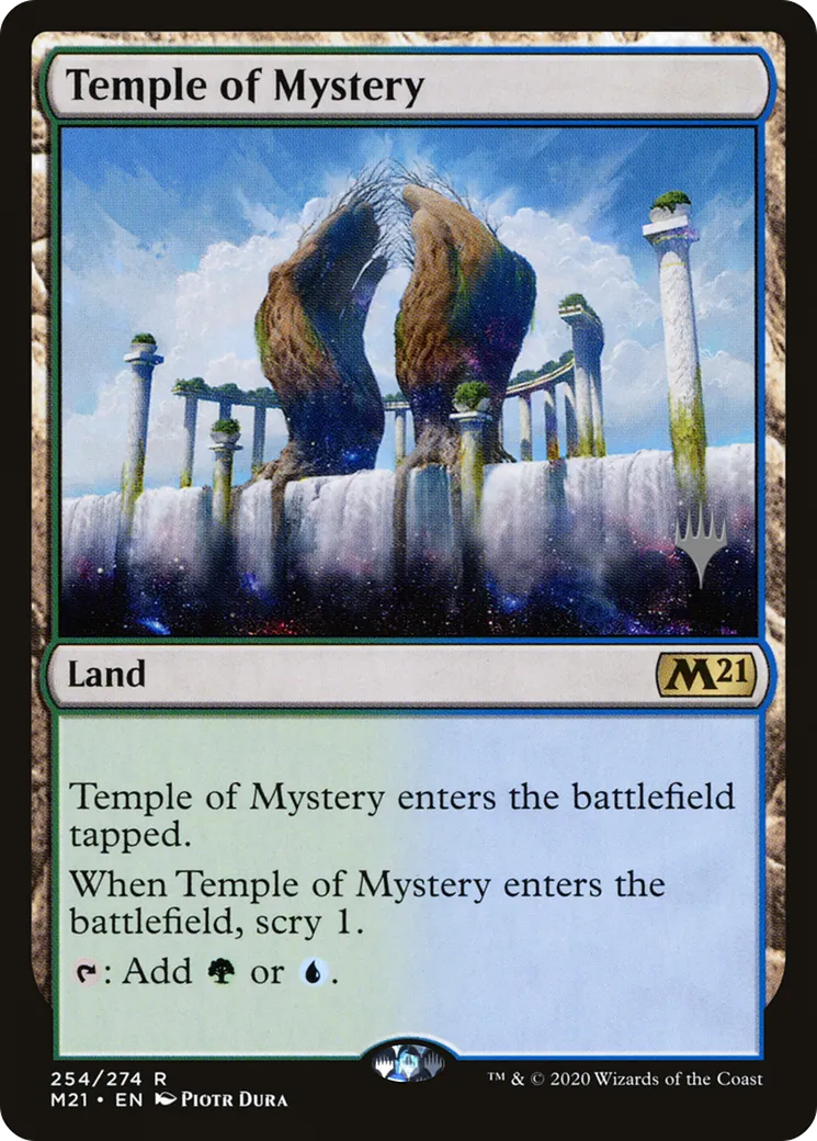 Temple du mystère — Core Set 2021 Promos — Magic: The Gathering