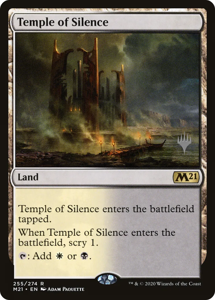 Temple of Silence — Core Set 2021 Promos — Magic: The Gathering