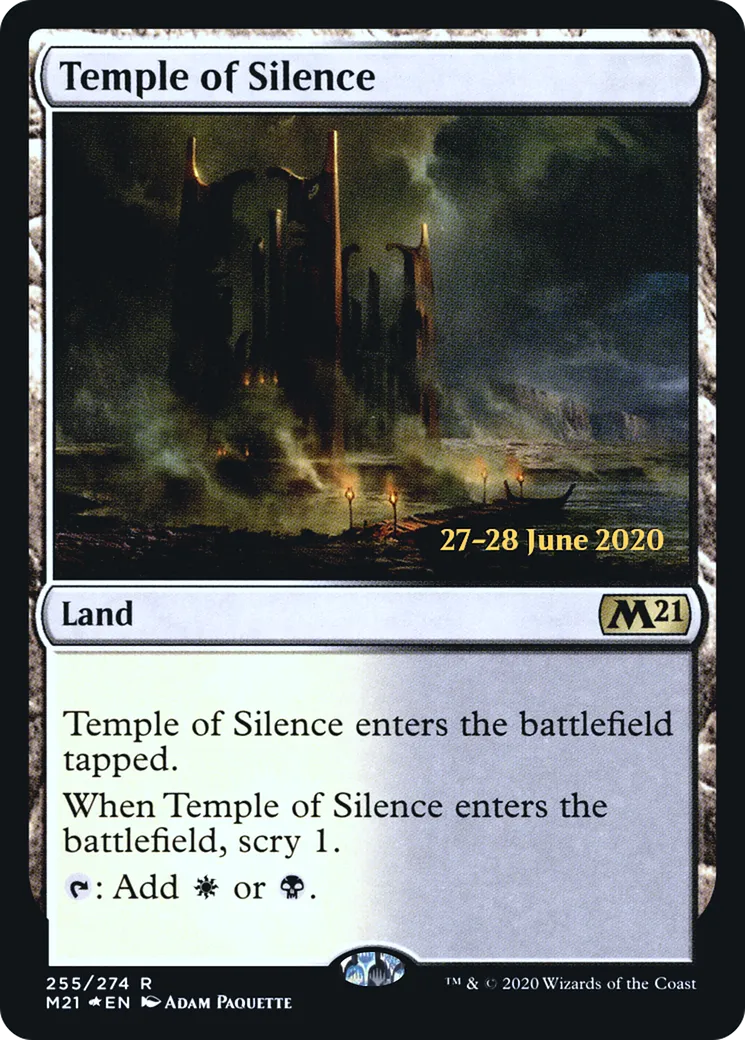 Temple of Silence — Core Set 2021 Promos — Magic: The Gathering