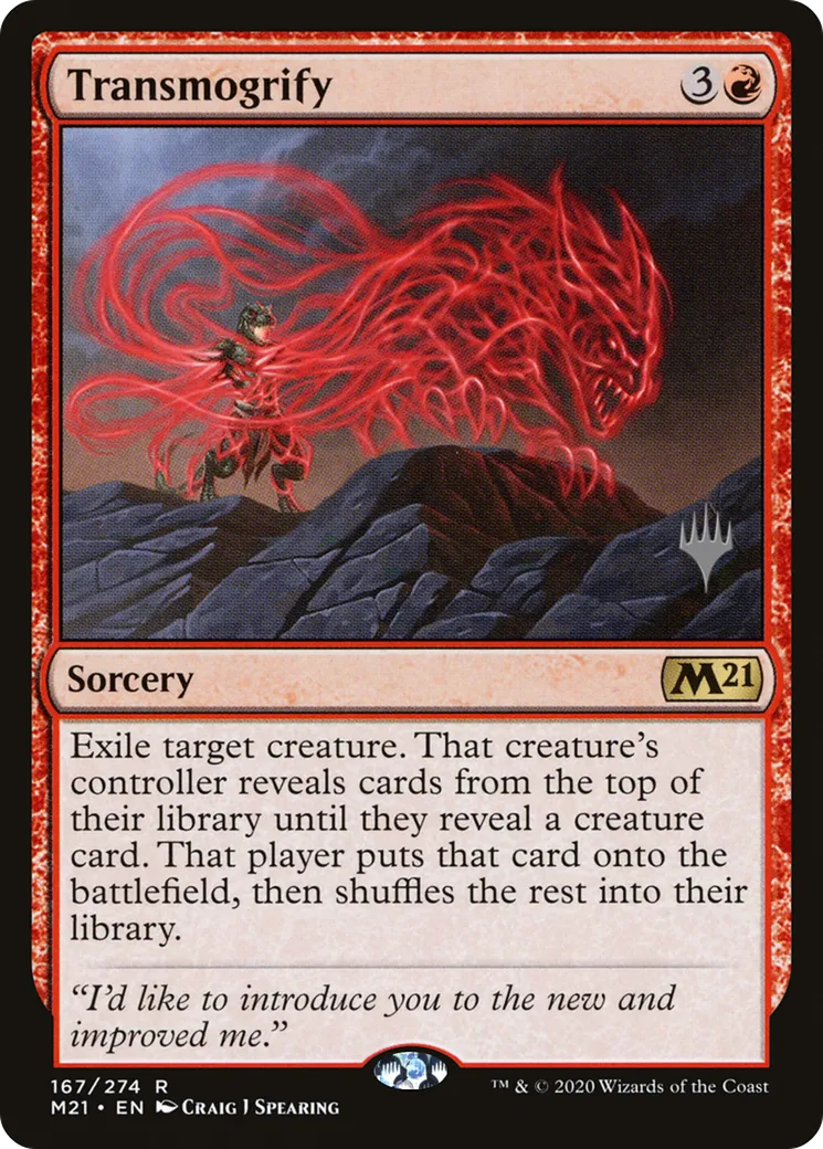 Transmogrify — Core Set 2021 Promos — Magic: The Gathering