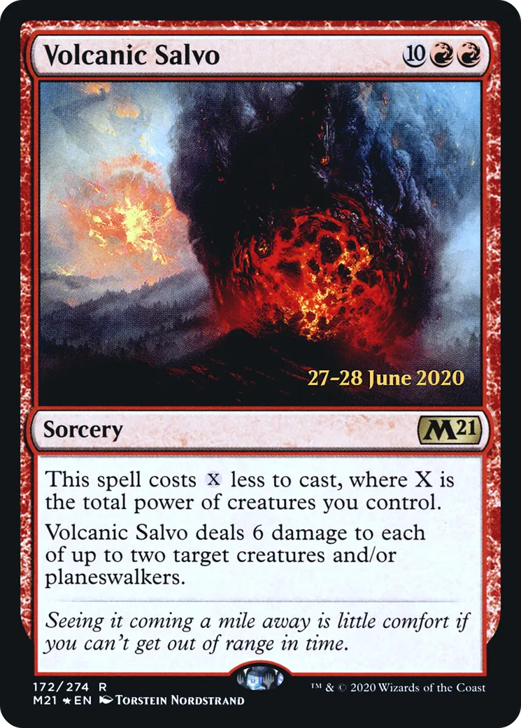 Salve volcanique from Core Set 2021 Promos - Magic: The Gathering