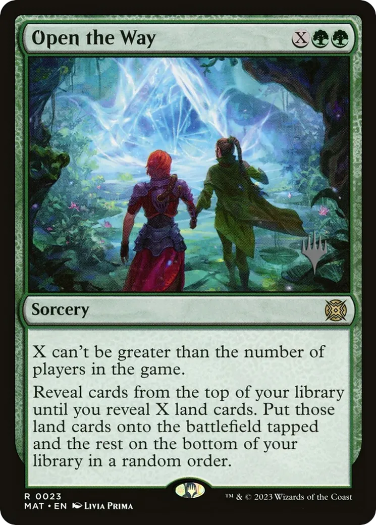 Open the Way — March of the Machine: The Aftermath Promos — Magic: The Gathering