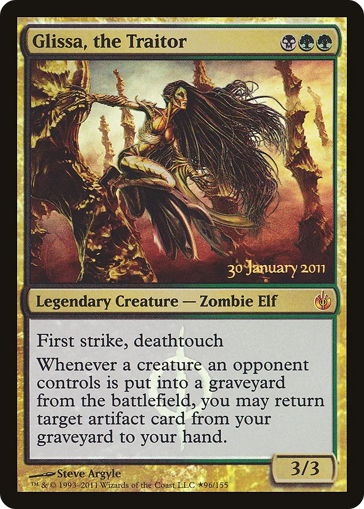 Glissa, the Traitor — Mirrodin Besieged Promos — Magic: The Gathering