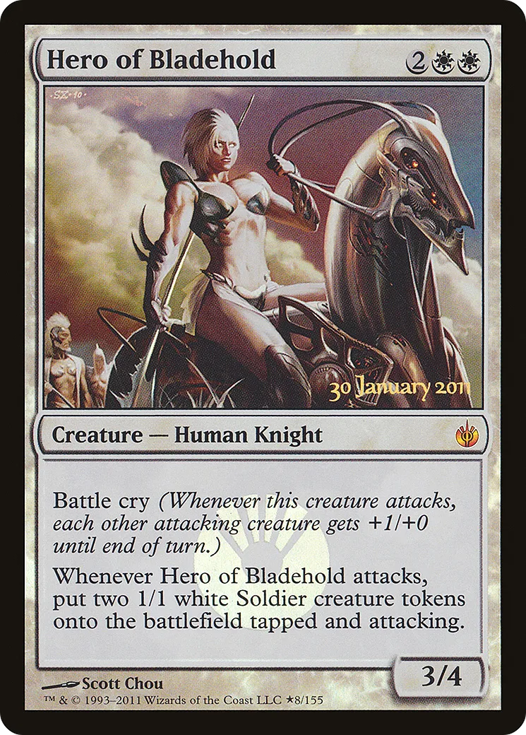 Hero of Bladehold — Mirrodin Besieged Promos — Magic: The Gathering