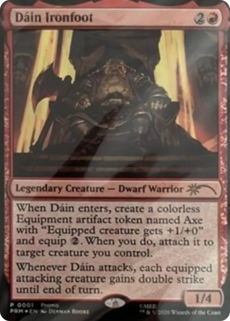 Dáin Pied-d'Acier — Media and Collaboration Promos — Magic: The Gathering