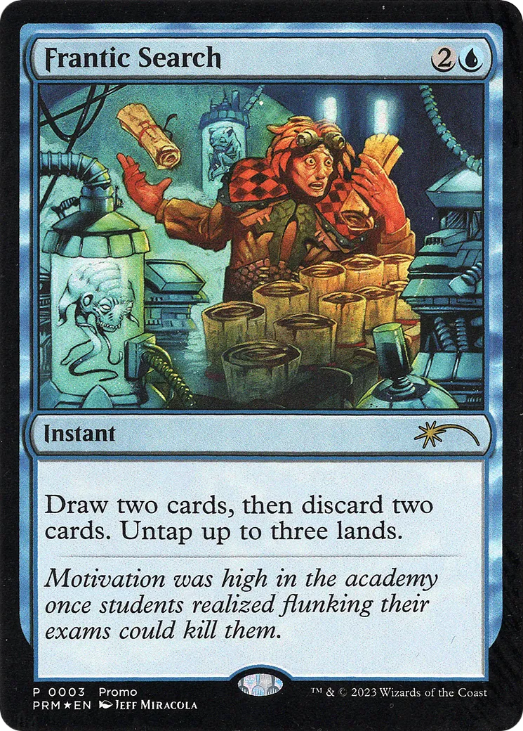 Frantic Search — Media and Collaboration Promos — Magic: The Gathering