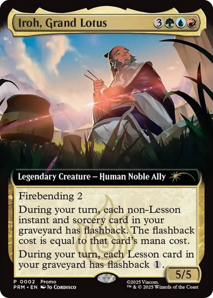 Iroh, Grand Lotus — Media and Collaboration Promos — Magic: The Gathering