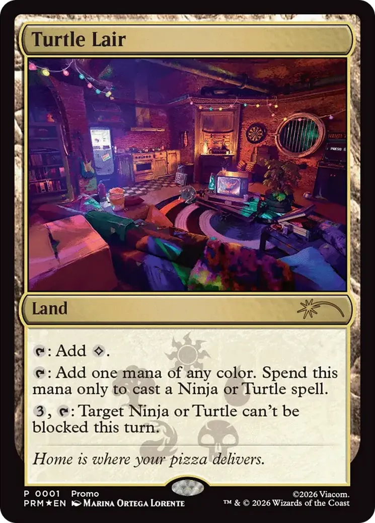 Turtle Lair — Media and Collaboration Promos — Magic: The Gathering