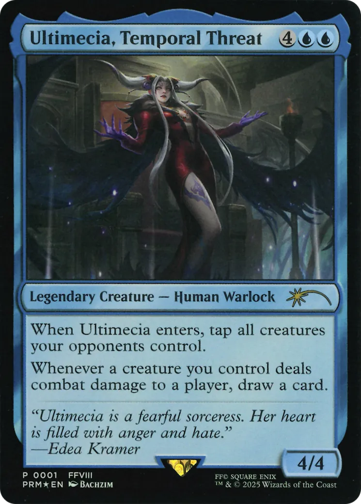 Ultimecia, Temporal Threat — Media and Collaboration Promos — Magic: The Gathering