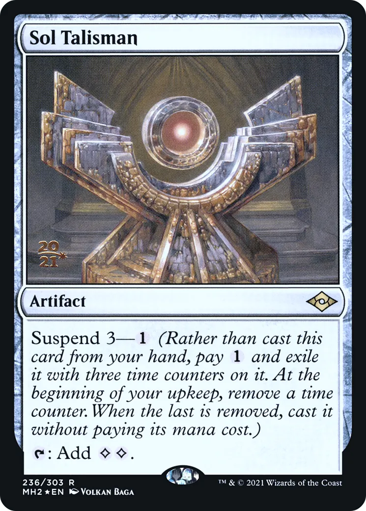 Sol Talisman — Modern Horizons 2 Promos — Magic: The Gathering
