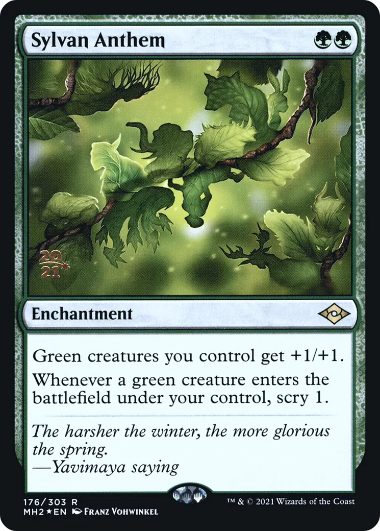 Hymne sylvestre — Modern Horizons 2 Promos — Magic: The Gathering