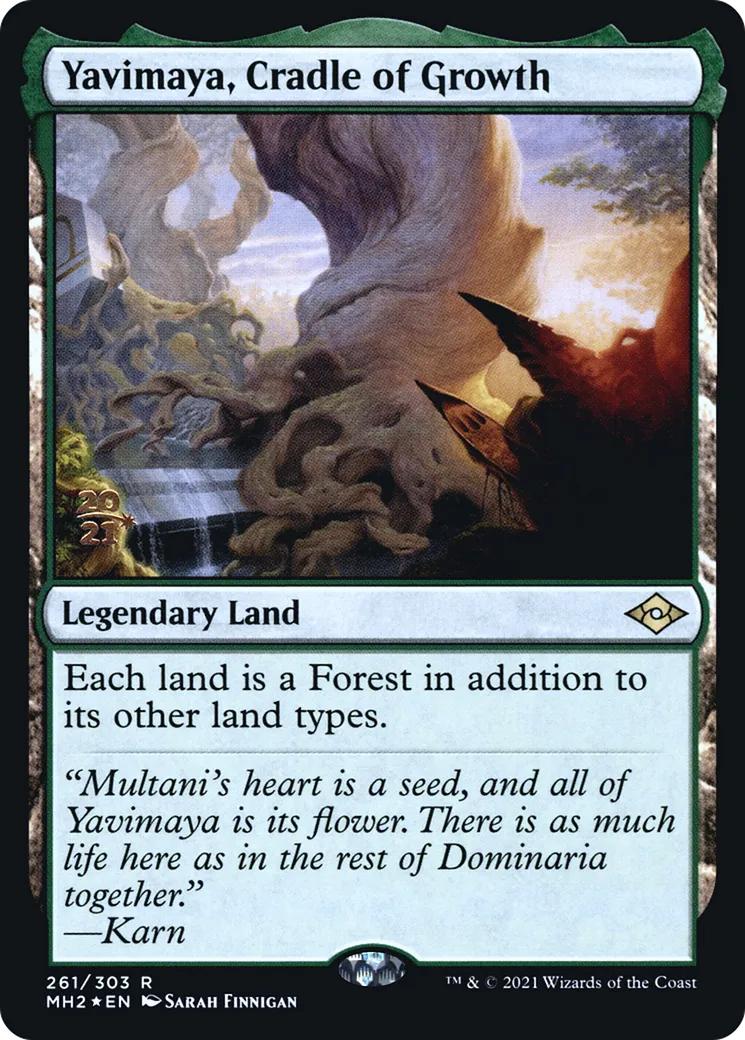 Yavimaya, Cradle of Growth — Modern Horizons 2 Promos — Magic: The Gathering