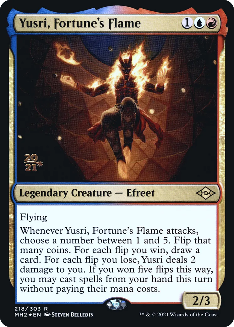 Yusri, Fortune's Flame — Modern Horizons 2 Promos — Magic: The Gathering