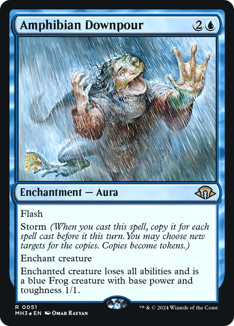 Trombe d'eau amphibienne — Modern Horizons 3 Promos — Magic: The Gathering