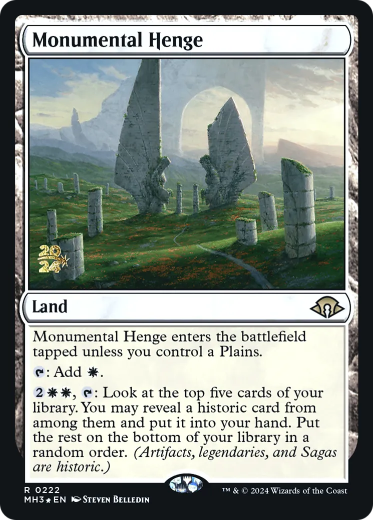 Monumental Henge — Modern Horizons 3 Promos — Magic: The Gathering