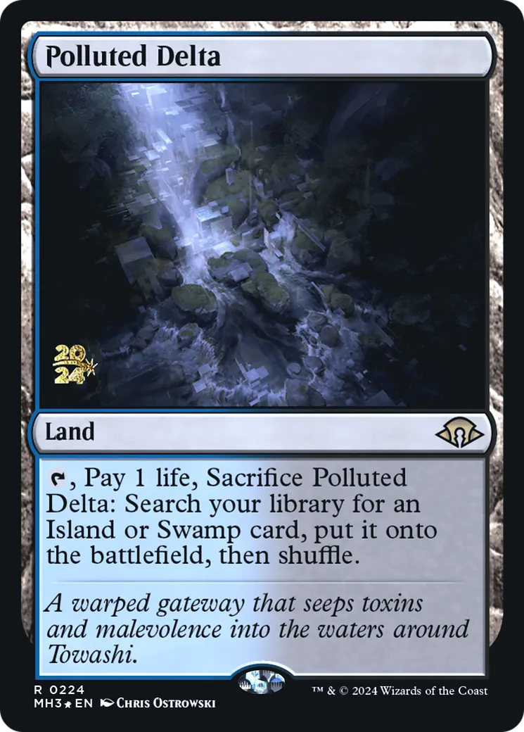 Polluted Delta — Modern Horizons 3 Promos — Magic: The Gathering