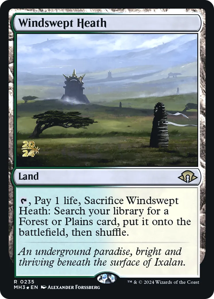 Lande venteuse — Modern Horizons 3 Promos — Magic: The Gathering