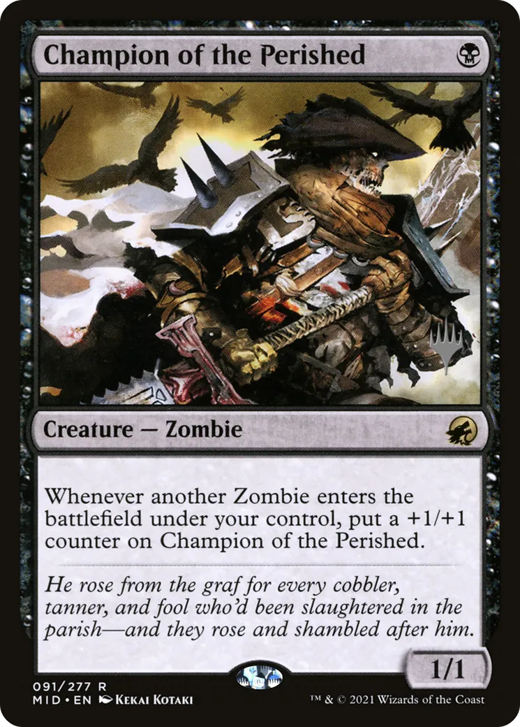 Champion of the Perished — Innistrad: Midnight Hunt Promos — Magic: The Gathering