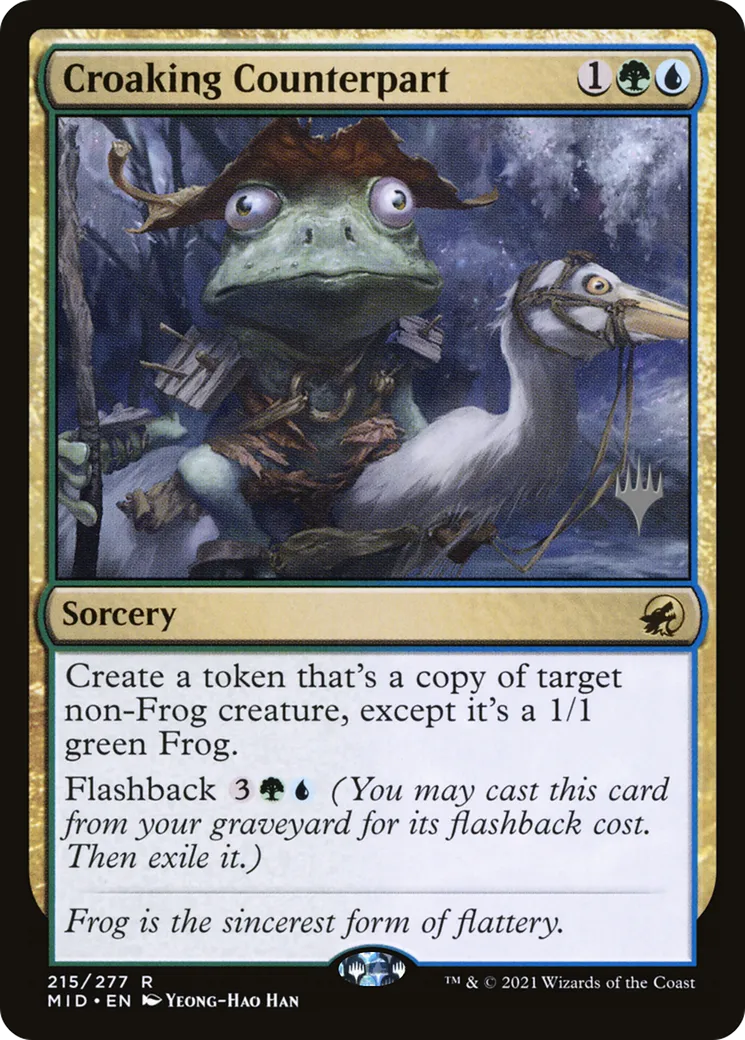 Croaking Counterpart — Innistrad: Midnight Hunt Promos — Magic: The Gathering