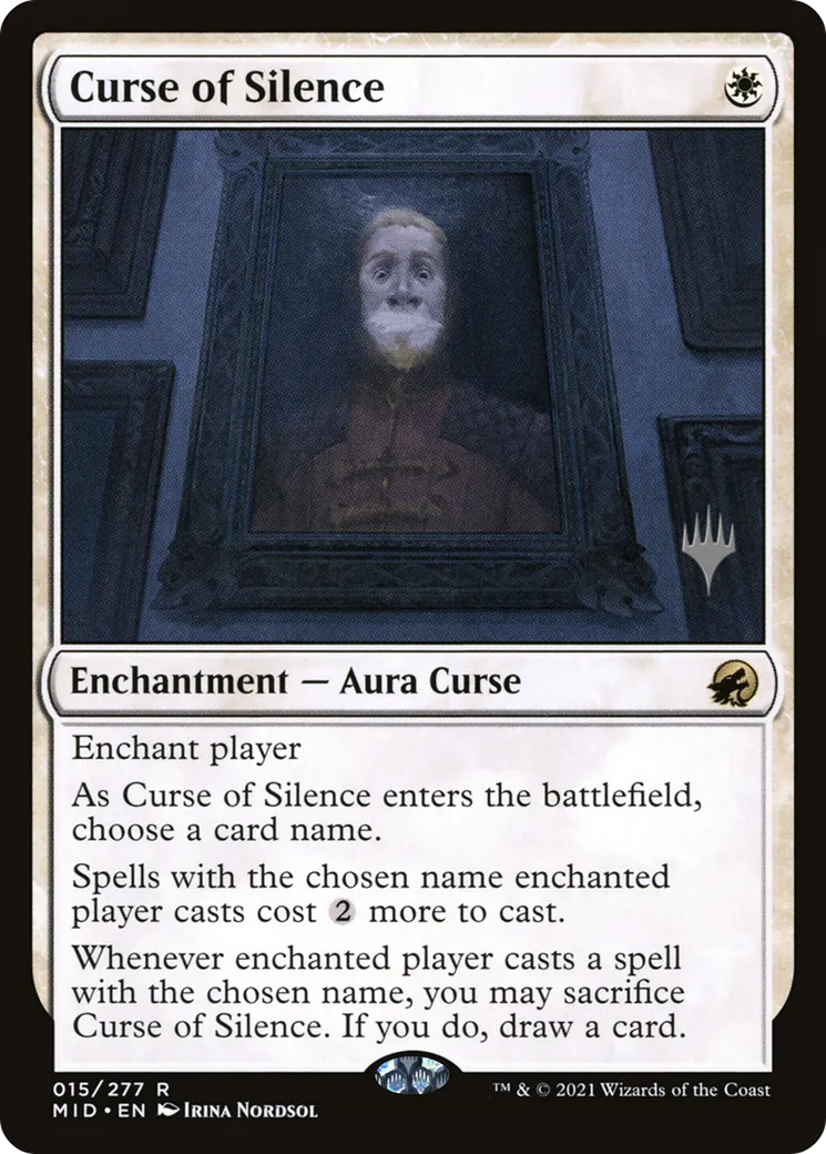 Curse of Silence — Innistrad: Midnight Hunt Promos — Magic: The Gathering