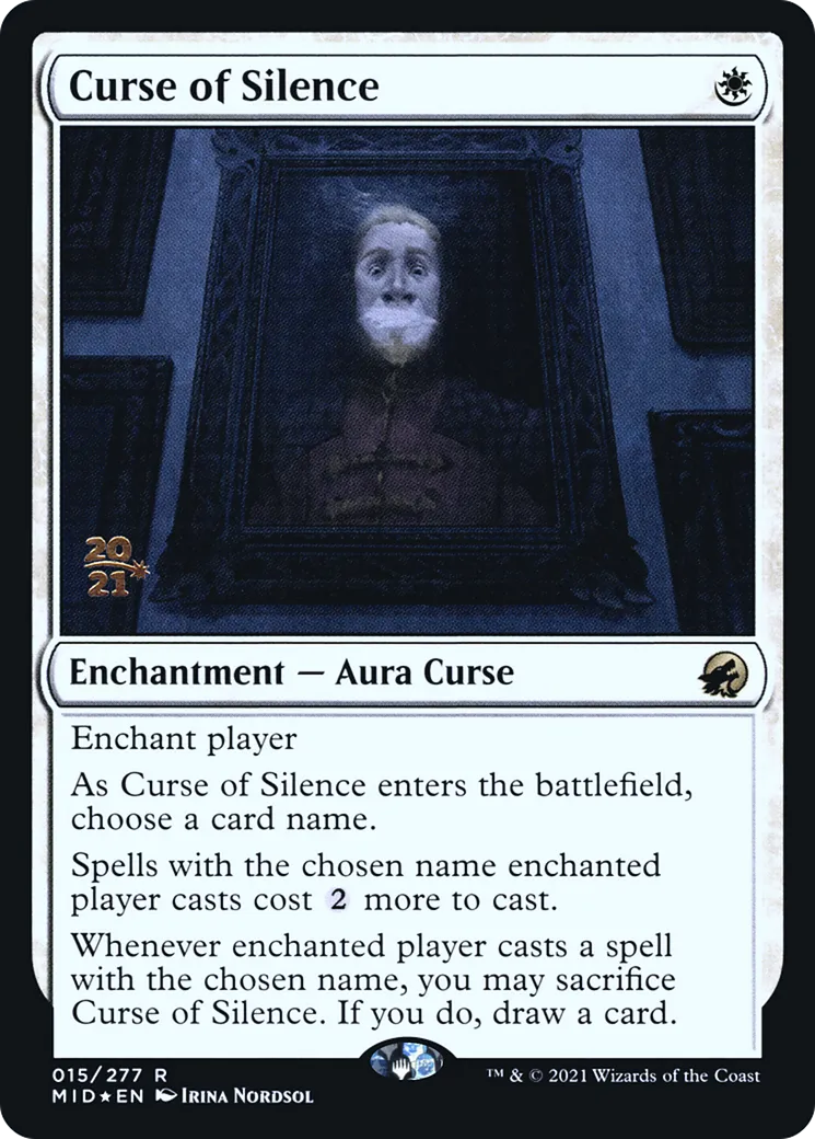 Curse of Silence — Innistrad: Midnight Hunt Promos — Magic: The Gathering