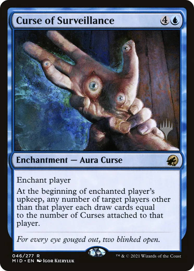 Curse of Surveillance — Innistrad: Midnight Hunt Promos — Magic: The Gathering