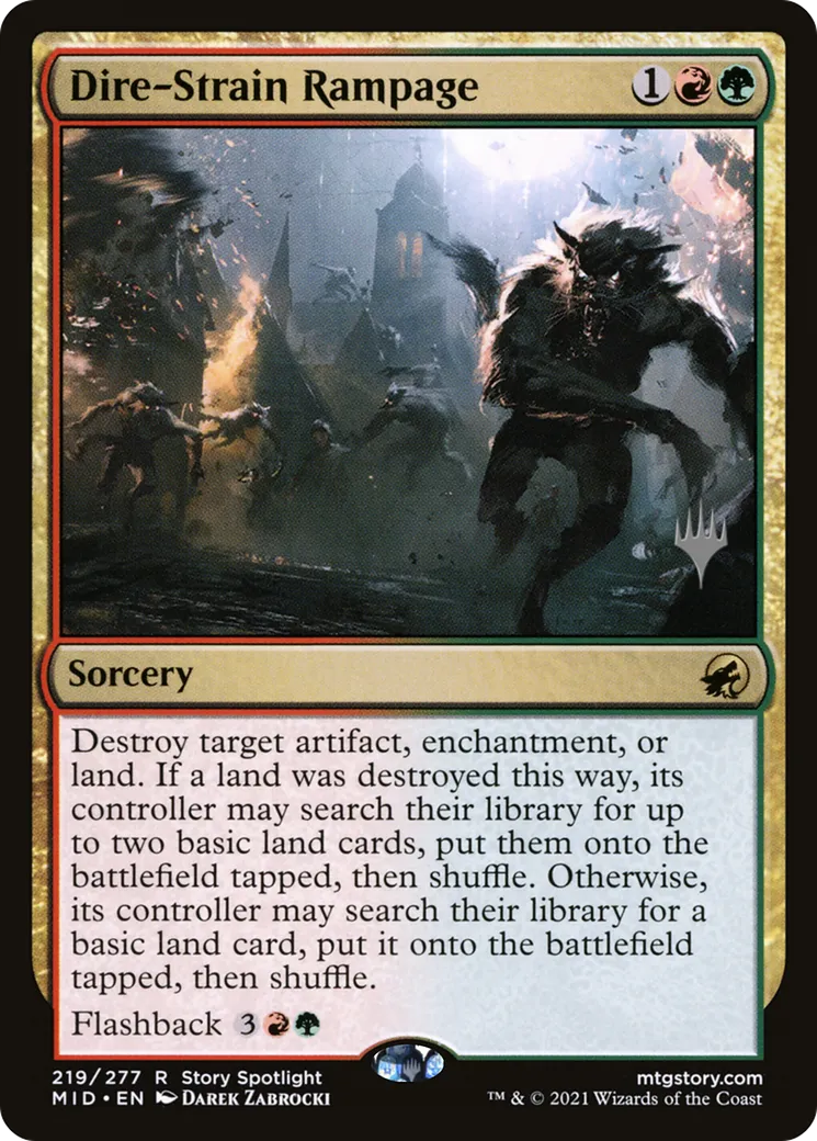Sauvagerie de Noiresouche — Innistrad: Midnight Hunt Promos — Magic: The Gathering