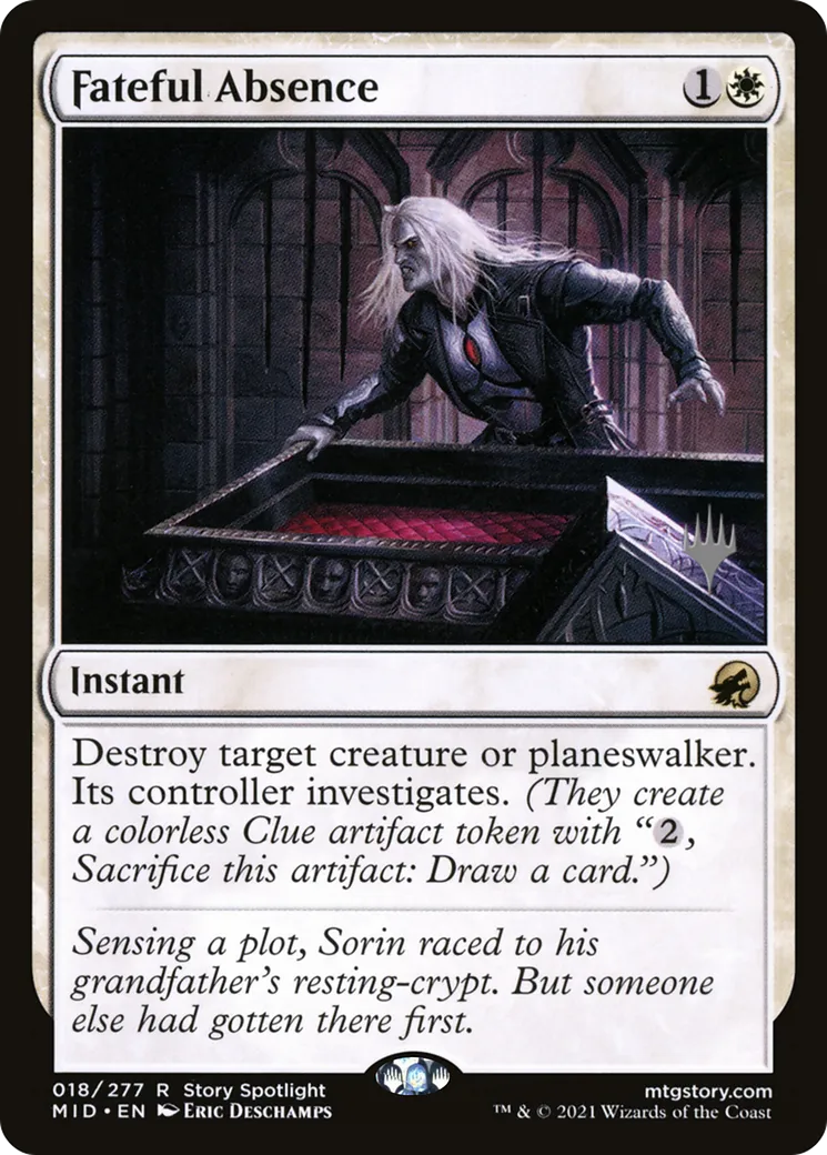 Fateful Absence — Innistrad: Midnight Hunt Promos — Magic: The Gathering