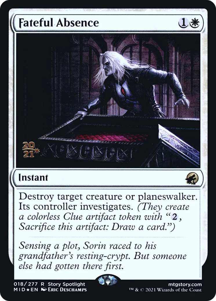 Fateful Absence — Innistrad: Midnight Hunt Promos — Magic: The Gathering
