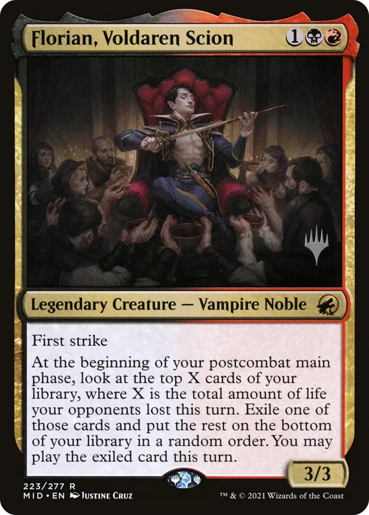 Florian, Voldaren Scion — Innistrad: Midnight Hunt Promos — Magic: The Gathering