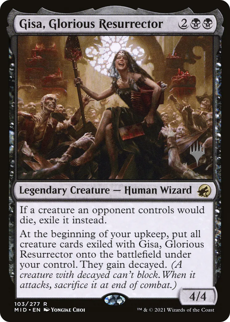 Gisa, Glorious Resurrector — Innistrad: Midnight Hunt Promos — Magic: The Gathering