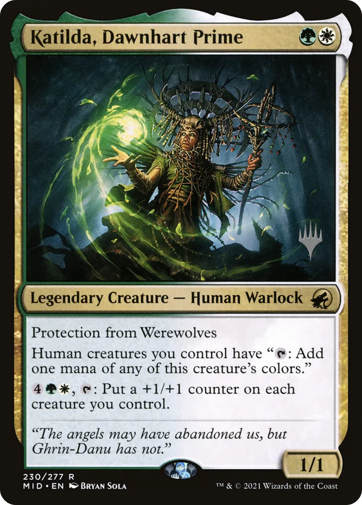 Katilda, Dawnhart Prime — Innistrad: Midnight Hunt Promos — Magic: The Gathering