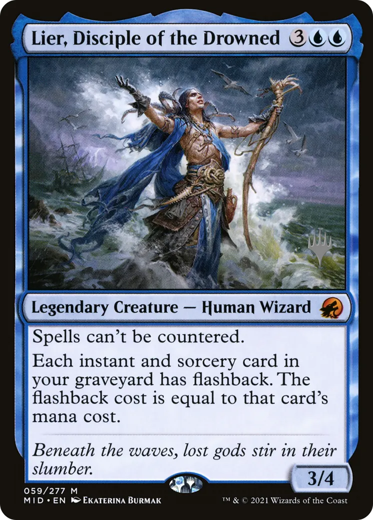 Lier, Disciple of the Drowned from Innistrad: Midnight Hunt Promos - Magic: The Gathering