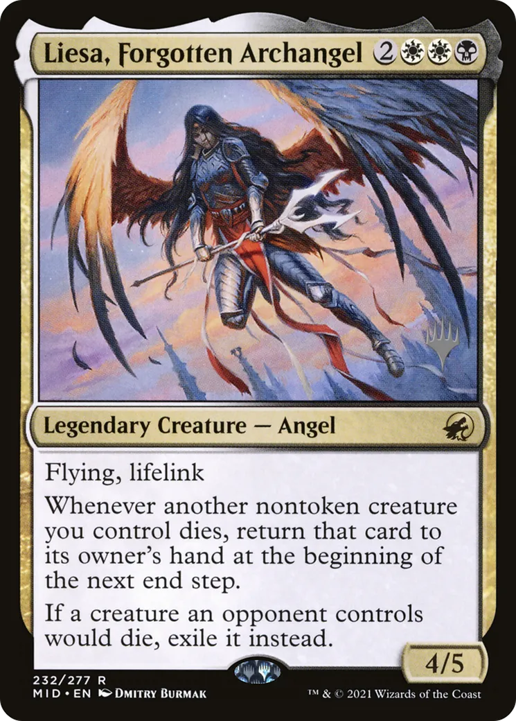Liesa, Forgotten Archangel — Innistrad: Midnight Hunt Promos — Magic: The Gathering