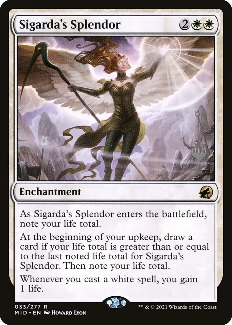 Sigarda's Splendor — Innistrad: Midnight Hunt Promos — Magic: The Gathering