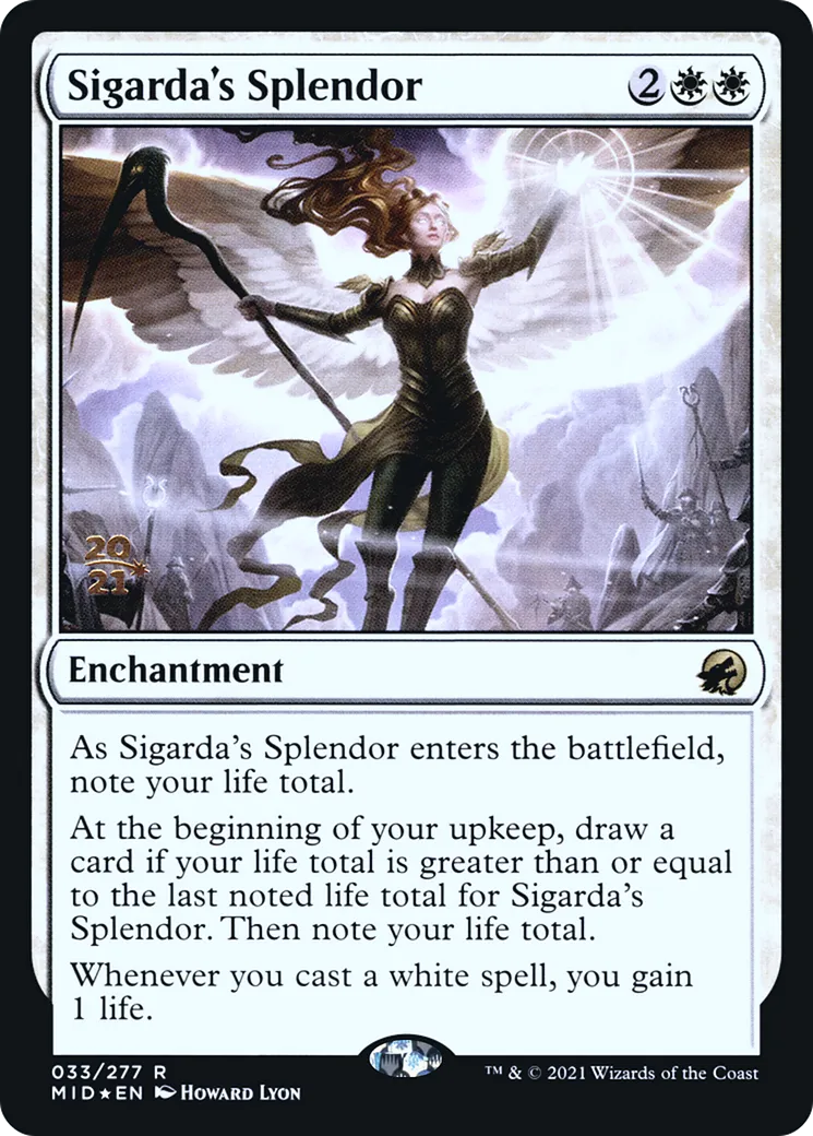 Sigarda's Splendor — Innistrad: Midnight Hunt Promos — Magic: The Gathering