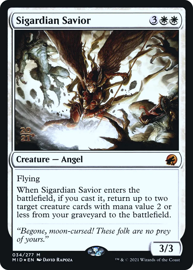 Sigardian Savior — Innistrad: Midnight Hunt Promos — Magic: The Gathering