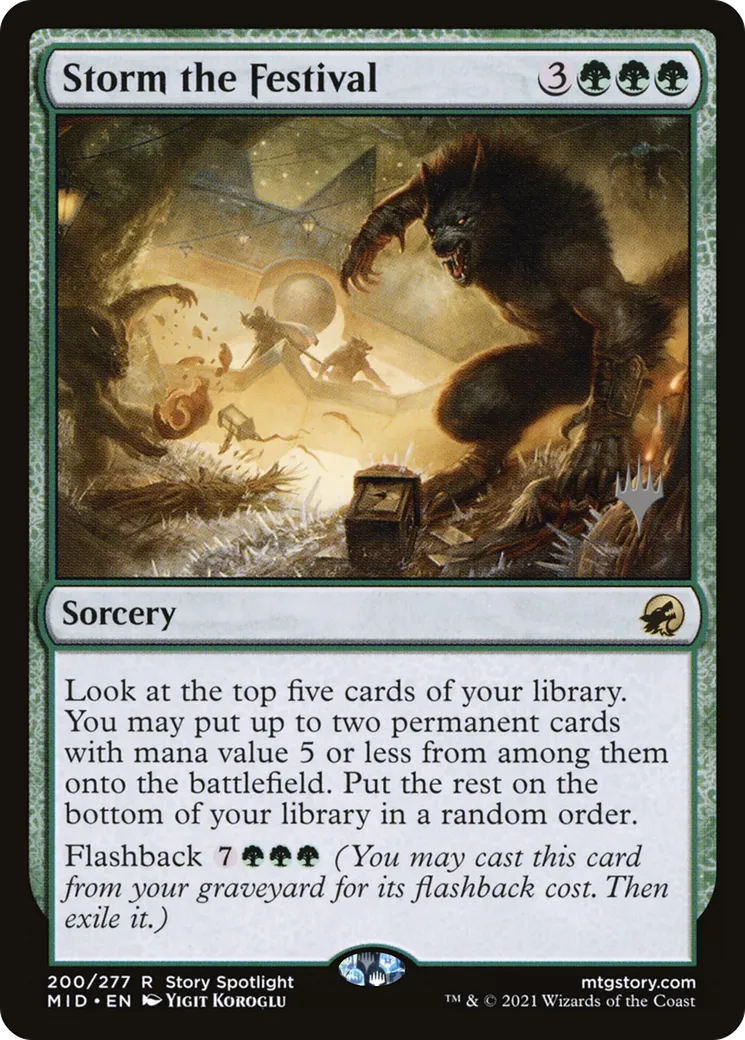 À l'assaut du Festival — Innistrad: Midnight Hunt Promos — Magic: The Gathering