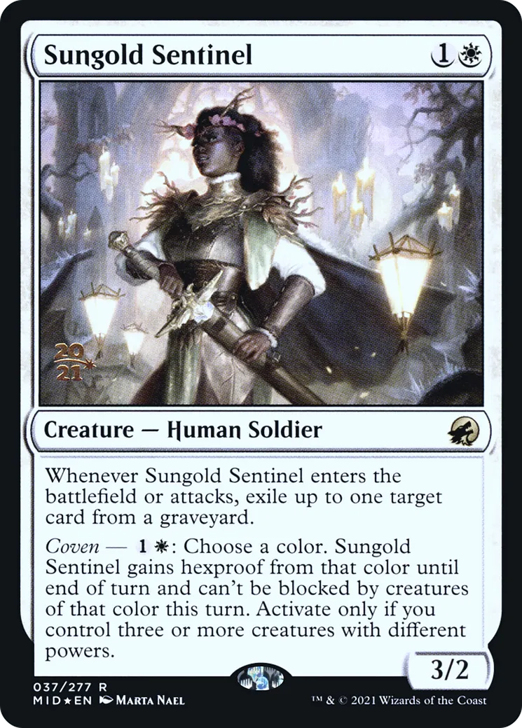 Sungold Sentinel — Innistrad: Midnight Hunt Promos — Magic: The Gathering