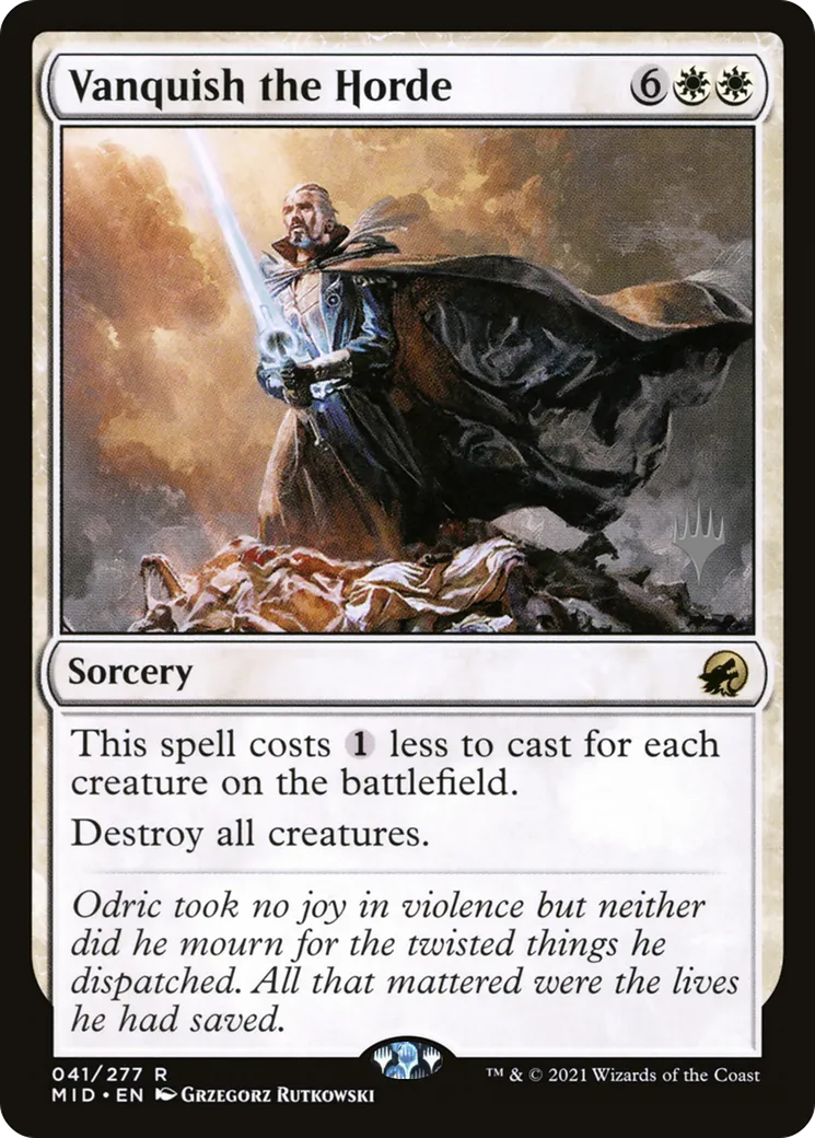 Vanquish the Horde — Innistrad: Midnight Hunt Promos — Magic: The Gathering