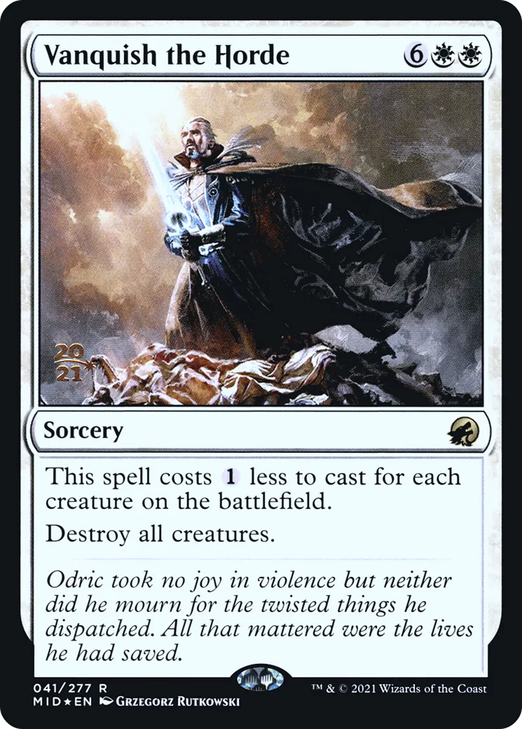 Vanquish the Horde — Innistrad: Midnight Hunt Promos — Magic: The Gathering