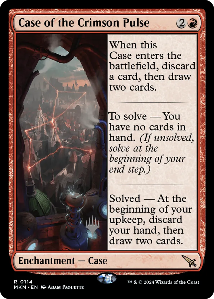 Case of the Crimson Pulse — Murders at Karlov Manor Promos — Magic: The Gathering