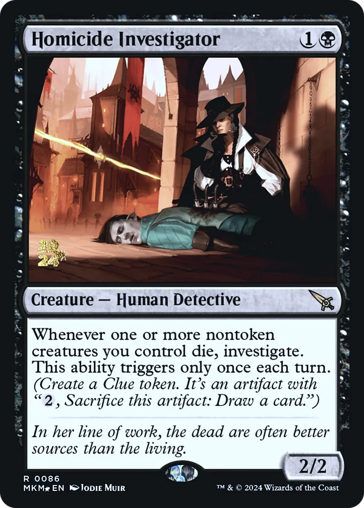 Enquêteuse sur homicides — Murders at Karlov Manor Promos — Magic: The Gathering