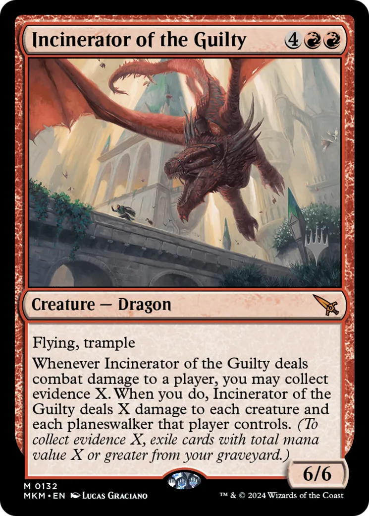 Incinérateur des coupables — Murders at Karlov Manor Promos — Magic: The Gathering