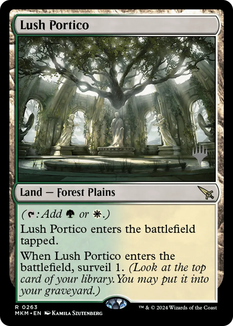 Portique luxuriant — Murders at Karlov Manor Promos — Magic: The Gathering