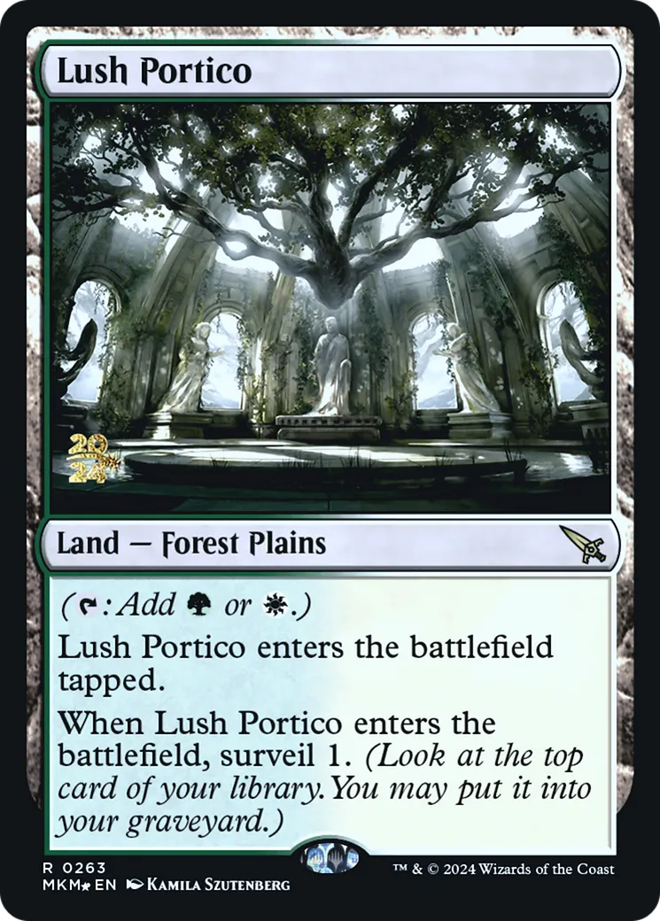 Portique luxuriant from Murders at Karlov Manor Promos - Magic: The Gathering