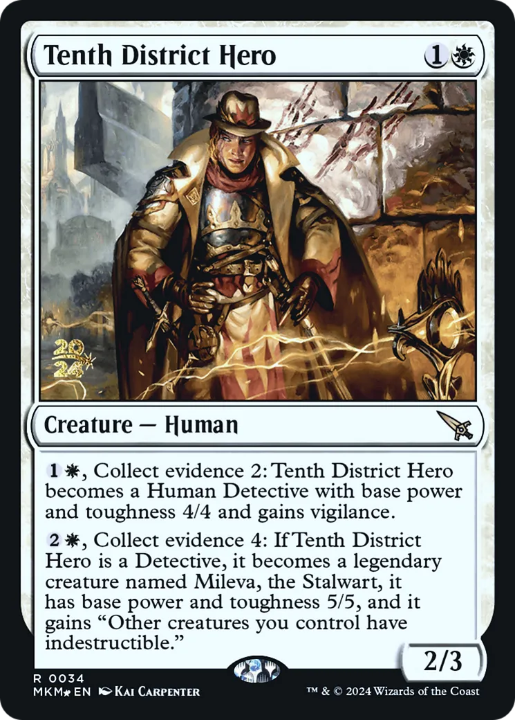 Héroïne de la dixième circonscription — Murders at Karlov Manor Promos — Magic: The Gathering